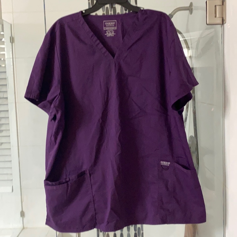Purple 3 xl Cherokee Women’s Scrub top